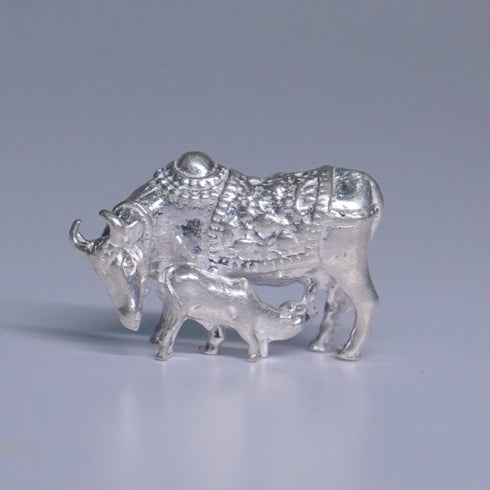 Pure Silver Cow And Calf 13g